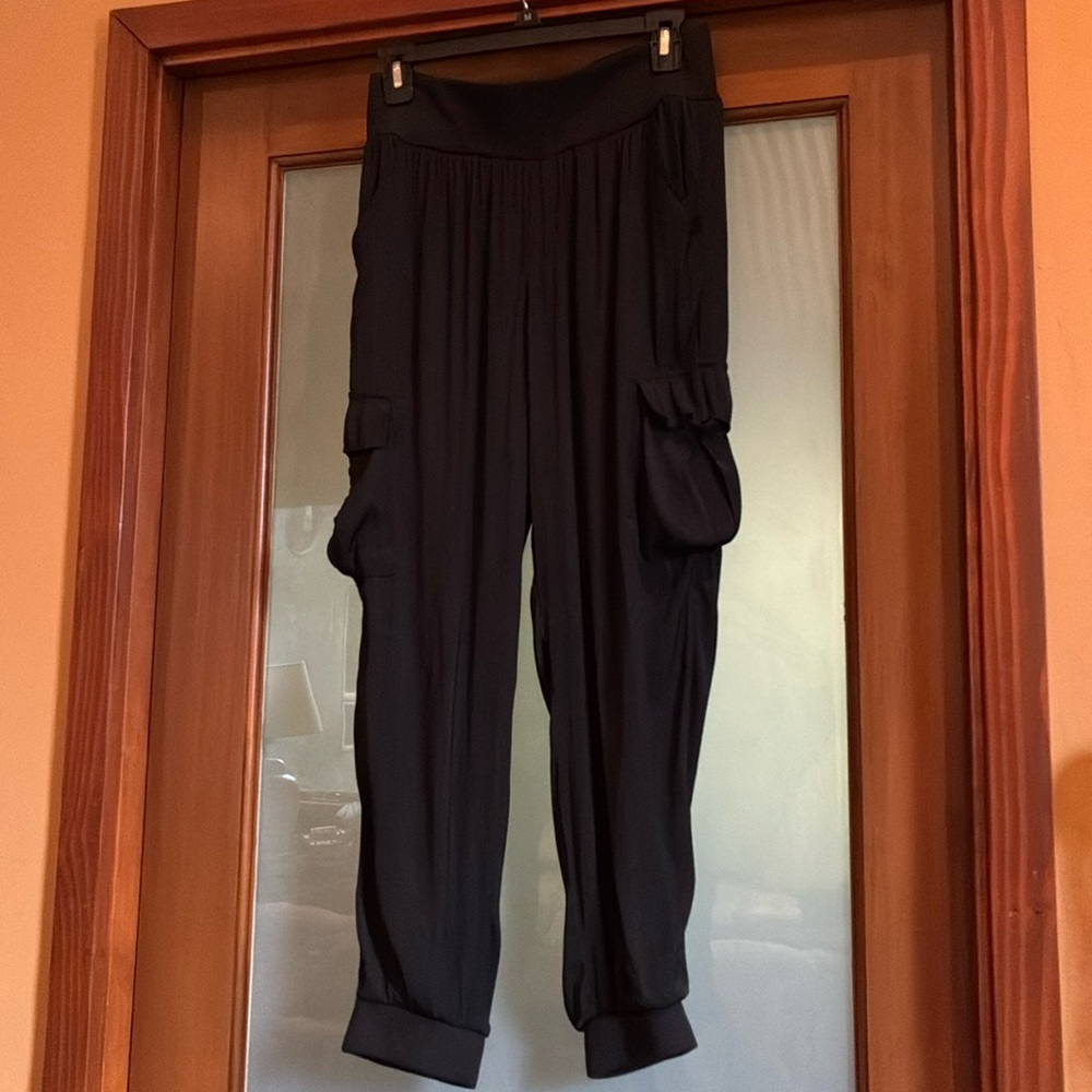 Jessica Simpson satin harem pants size M